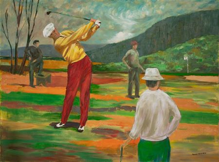 Landscape With Golfers