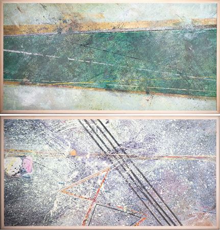 Two Large Abstract Works