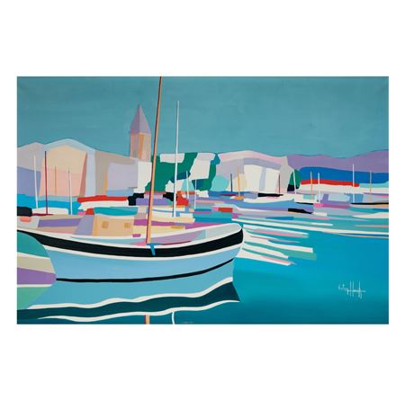 Boats in a Harbor