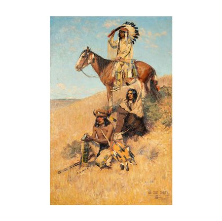 The Hunting Party by De Cost Smith - Auction record, sale price, and art valuation. Compare with similar artists and explore comparable artworks.