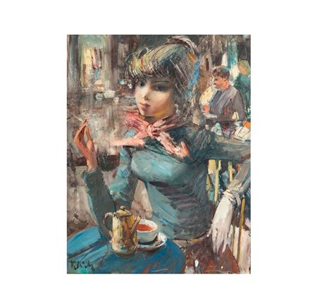 Woman in a Cafe