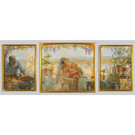 Sample artwork by Giuseppe Mentessi (1857 - 1931), known for painting - View similar artists and auction records