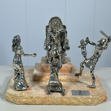 THE JUDGEMENT OF SOLOMON SCULPTURE