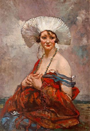 Woman on a Beach