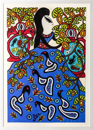 Femme à la robe bleue - 1991