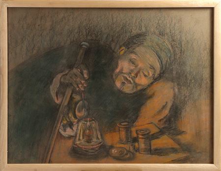 Opium smoker
