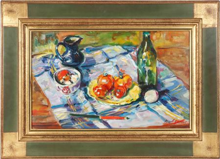 Still life with tomatoes