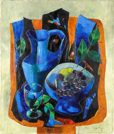 The blue jug