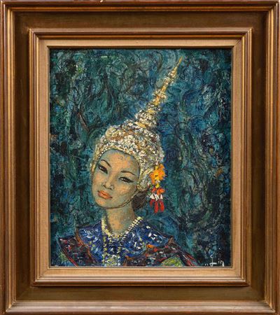 Portrait of a Cambodian woman