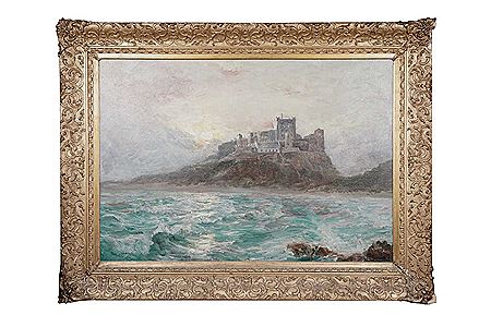 Bamburgh Castle from the Sea