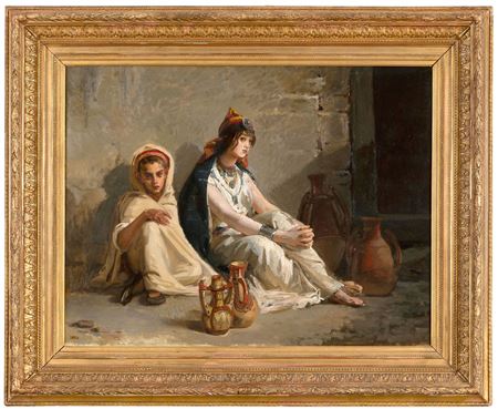 The pottery seller. Draft made in Kabylia