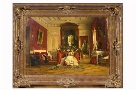 Couture at the Château de Crénille salon, Seine-et-Marne