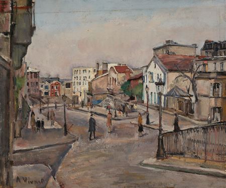 View of Montmartre, 1927