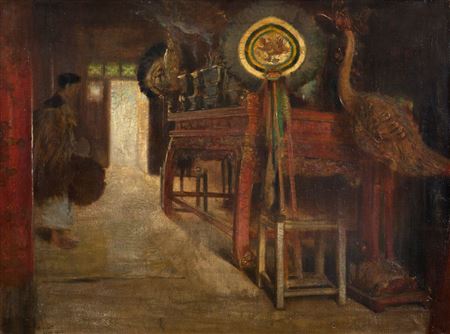 La prière, Hanoï, 1906