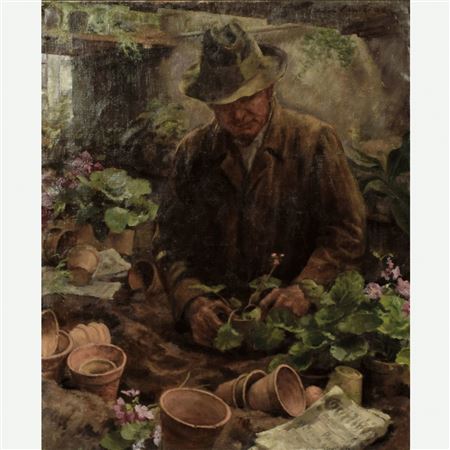 Sample artwork by Carl Lange (1884 - 1956), known for painting - View similar artists and auction records