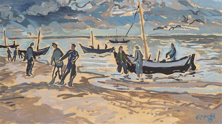 Landing fishermen
