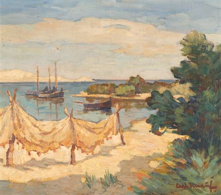 Sample artwork by Carl Knauf (1893 - 1944), known for land-and seascape, coastal painting - View similar artists and auction records
