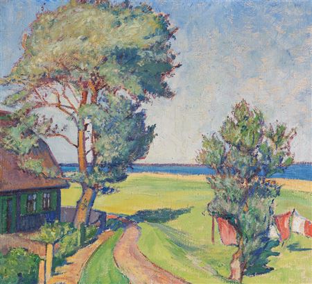 Sample artwork by Dora Stetter (1881 - 1968), known for landscape and portrait painting - View similar artists and auction records