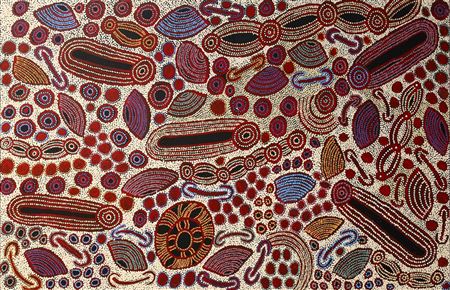 Sample artwork by Joylene Reid Napaangardi (Born 1967), known for aboriginal painting - View similar artists and auction records