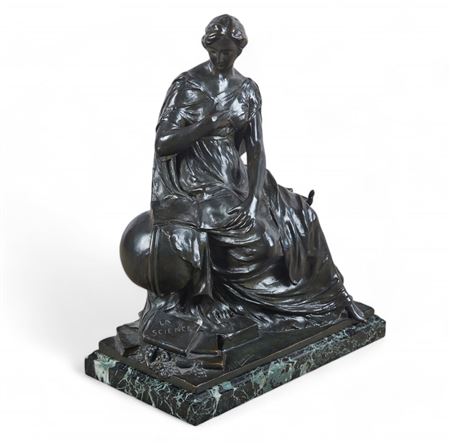 La Science by Alphonse Mauquoy - Auction record, sale price, and art valuation. Compare with similar artists and explore comparable artworks.