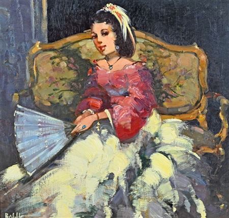 Five o'clock tea by Nadia E Reichelt - Auction record, sale price, and art valuation. Compare with similar artists and explore comparable artworks.