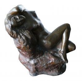 "Nude Sitting on the Rock" by George Leonidas - Auction record, sale price, and art valuation. Compare with similar artists and explore comparable artworks.