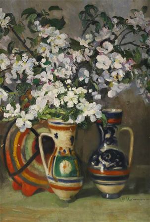 Sample artwork by Merica Ramniceanu (1891 - 1972), known for painting - View similar artists and auction records