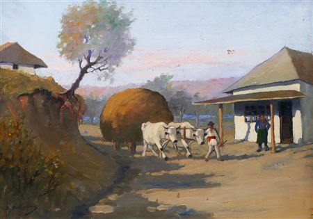 Sample artwork by Ion Dobosariu (1889 - 1979), known for painting - View similar artists and auction records