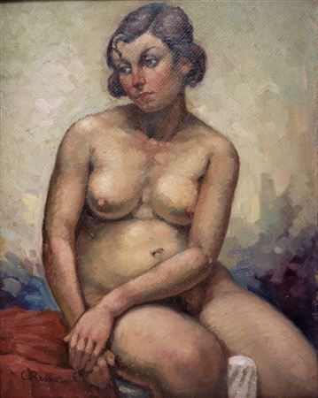 "Nude Sitting"