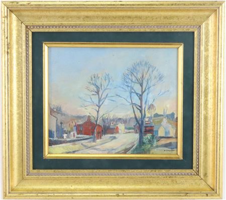 Rural winter landscape