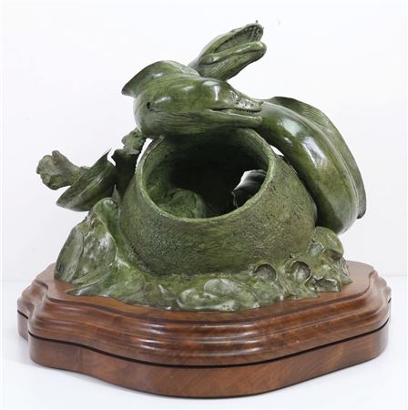 "Moray Eel" by Tony Hochstetler - Auction record, sale price, and art valuation. Compare with similar artists and explore comparable artworks.
