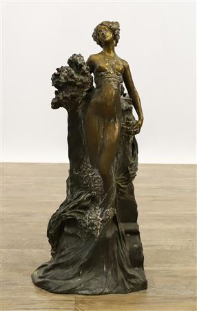 Partially Nude Woman