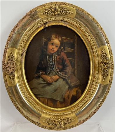 Portrait of a Seated Young Girl