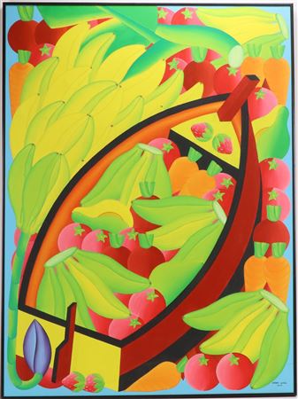 Haitian Folk Art Still Life