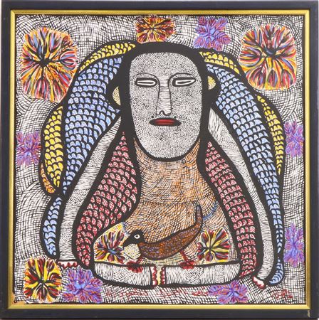 Haitian Folk Art Painting