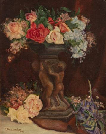 Florero by Ignacio Pinazo Martinez - Auction record, sale price, and art valuation. Compare with similar artists and explore comparable artworks.
