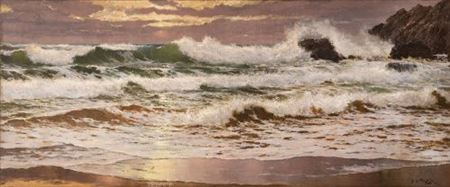 Playa de la Espasa, Colunga, Asturias by Juan Martinez Abades - Auction record, sale price, and art valuation. Compare with similar artists and explore comparable artworks.