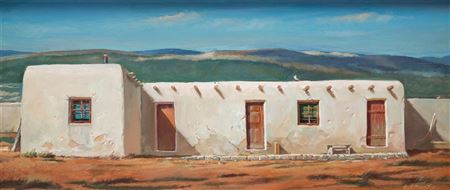"SANTA FE HOME, NEW MEXICO".