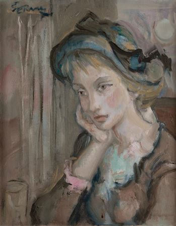 "Joven pensativa", 1988