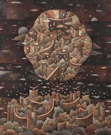 Sample artwork by Ramiro Tapia (1931 - 2024), known for painting - View similar artists and auction records