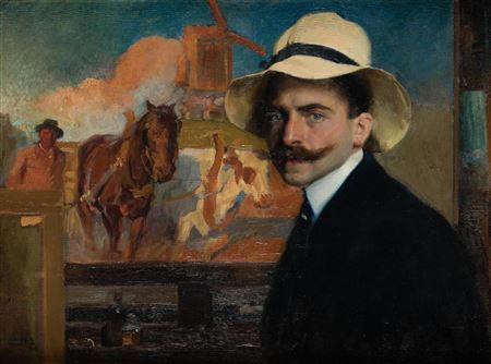 "Self-portrait with The Return of Work"