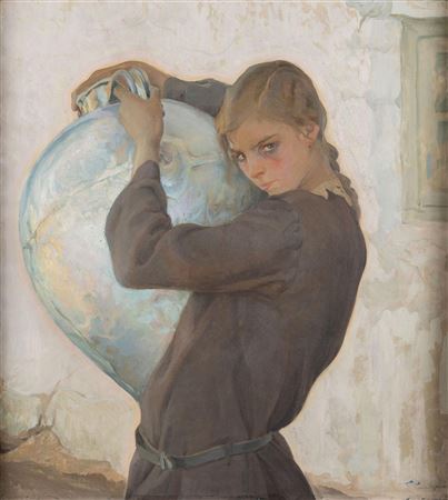 "The girl with the pitcher", 1928