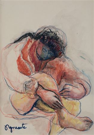 Figure by Manuel Ortega Oyonarte - Auction record, sale price, and art valuation. Compare with similar artists and explore comparable artworks.