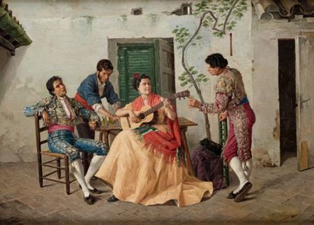 Singing with bullfighters