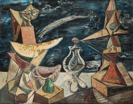 Salsera, instruments and kite in the night