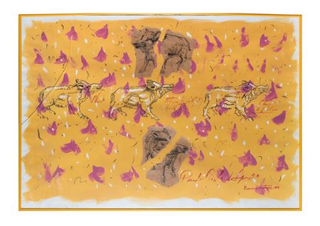 Composition with wild boars by Bernard Latuner - Auction record, sale price, and art valuation. Compare with similar artists and explore comparable artworks.