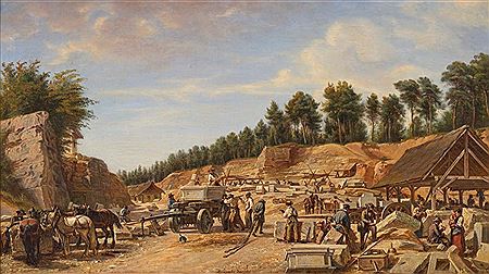 Bargetzi quarry, Rüttenen by Johann Friedrich Dietler - Auction record, sale price, and art valuation. Compare with similar artists and explore comparable artworks.