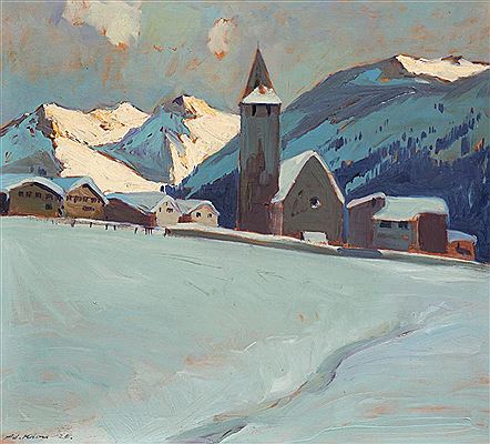 Klosters in Winter, 1926