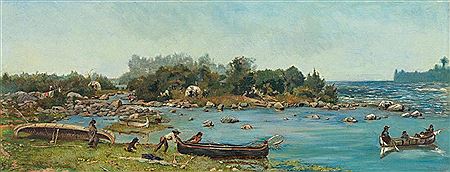 Canoeing on St. Mary