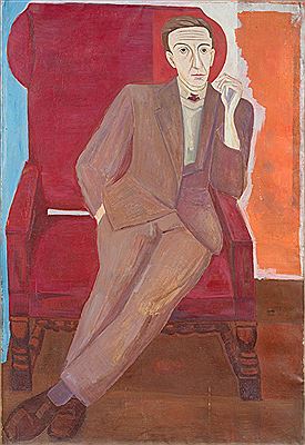 Sample artwork by Rudolf Maeglin (1892 - 1971), known for paintings of factory workers and building sites in basel switzerland - View similar artists and auction records